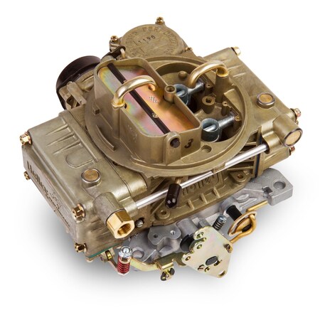 Holley Four Barrel 600 Cubic Feet Per Minute CFM Electric Choke Vacuum Secondaries Gasoline 0-80551-1